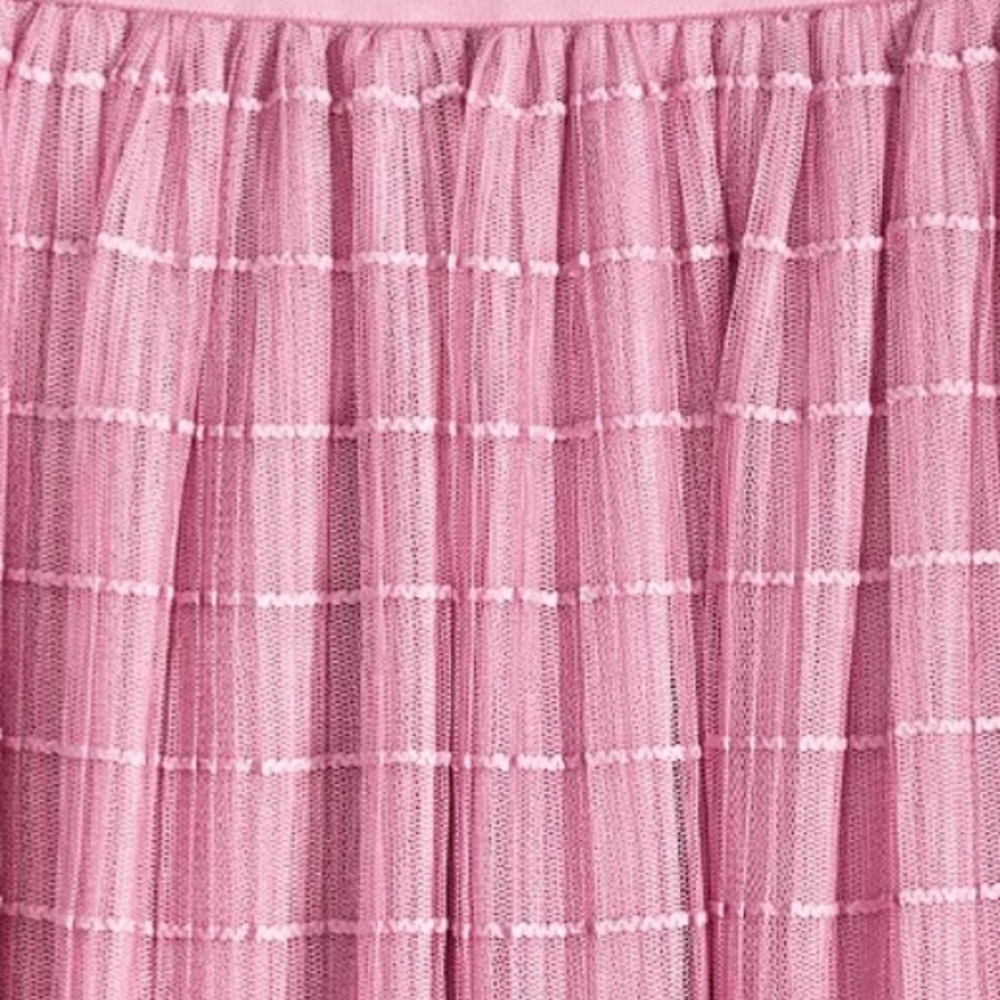Elegant Pink Pleated Skirt. Color, Mauve Orchid - Picture 4 of 4